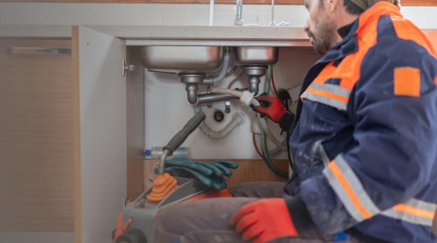 Residential Slab Leak Plumbing in Clarksville, MI